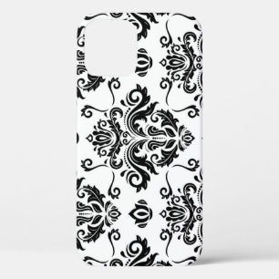 Oriental Black & White: Classic Texture iPhone 12 Case