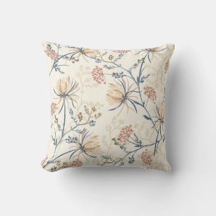 Oriental Bloom – Seamless Floral Pattern Cushion
