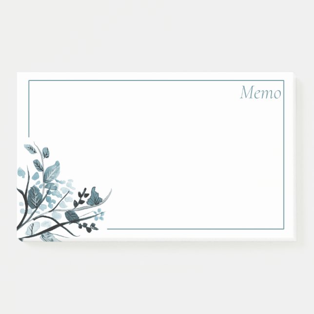 Oriental blossom post-it notes (Front)