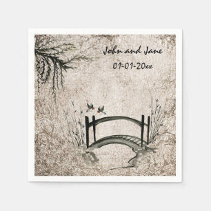 Oriental bridge Theme Napkin