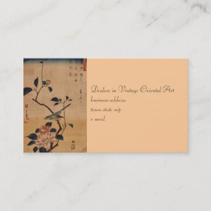 Oriental Camellia and Warbler Business Card