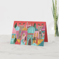 Oriental city religious Christmas