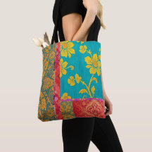 ORIENTAL Colourful Green Red - Tote Bag