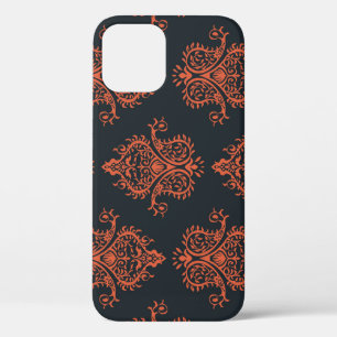 Oriental damask: Mediterranean vintage pattern. iPhone 12 Case