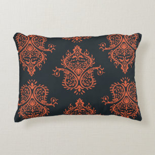 Oriental damask: Mediterranean vintage pattern. Decorative Cushion