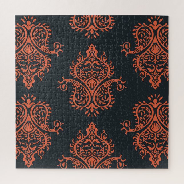 Oriental damask: Mediterranean vintage pattern. Jigsaw Puzzle (Vertical)