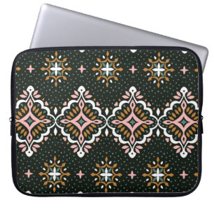 Oriental Damask: Talavera Vintage Elegance Laptop Sleeve