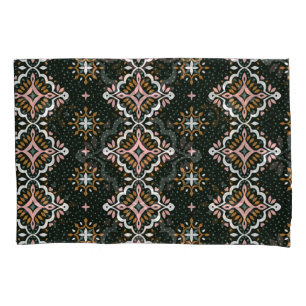 Oriental Damask: Vintage Talavera Mosaic. Pillowcase