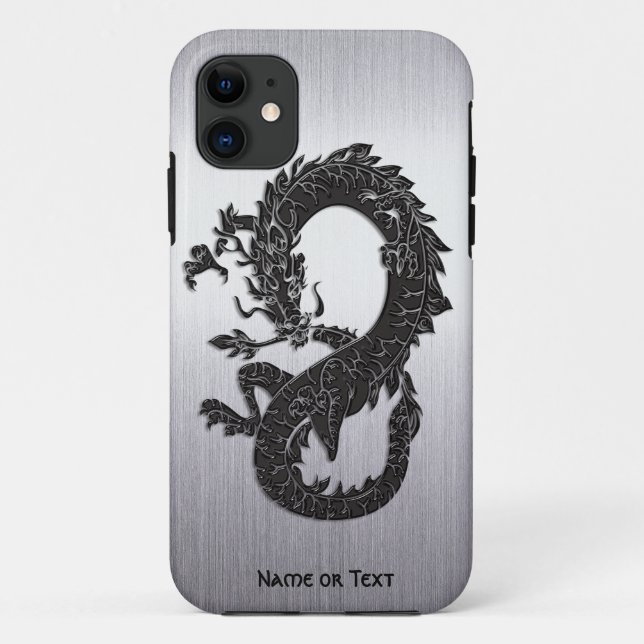 Oriental Dragon Black Case-Mate iPhone Case (Back)