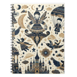 Oriental Dreams Notebook: Culture, Moons & Parachu Notebook