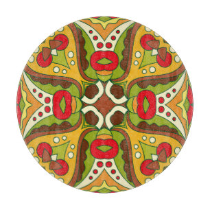 Oriental Ethnic Style Seamless Pattern Cutting Board