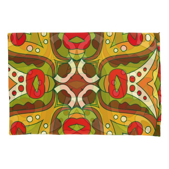 Oriental Ethnic Style Seamless Pattern Pillowcase (Front)