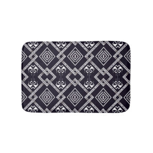 Oriental ethnic, traditional seamless background. bath mat