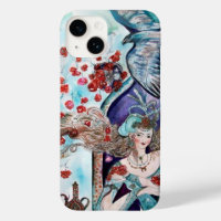ORIENTAL FAIRY TALE / PRINCESS,RED ROSES AND HAWK