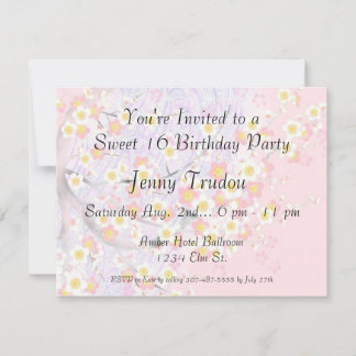 Oriental Floral Multi purpose Birthday Invitation