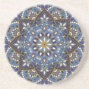 Oriental Floral: Vintage Carpet Coaster