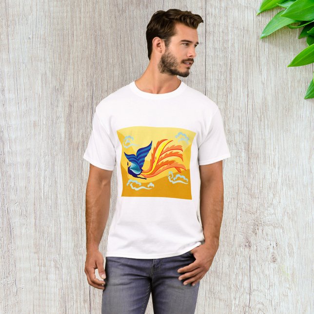 Oriental Flying Phoenix Mens T-Shirt (Creator Uploaded)