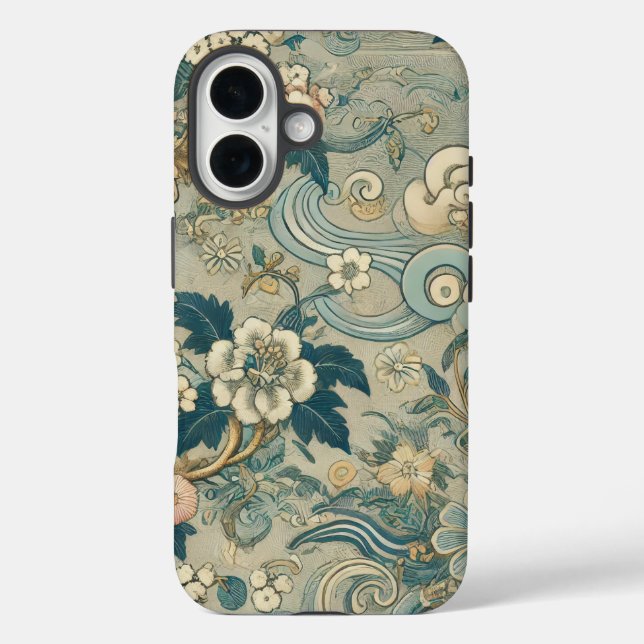 Oriental Garden Pattern Case-Mate iPhone Case (Back)
