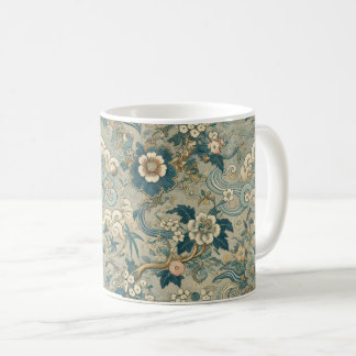 Oriental Garden Pattern Coffee Mug