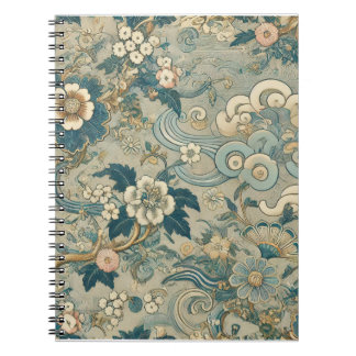 Oriental Garden Pattern Notebook