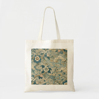 Oriental Garden Pattern Tote Bag