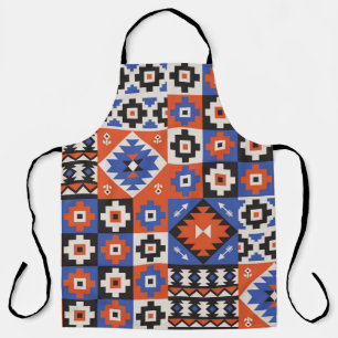 Oriental geometric seamless pattern. Ethnic design Apron