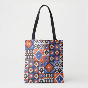 Oriental geometric seamless pattern. Ethnic design Tote Bag