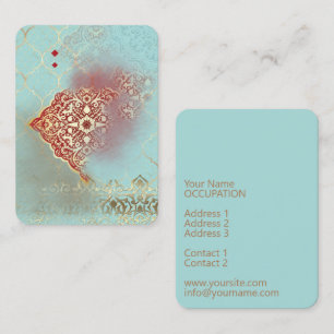 Oriental Glow - Business Card
