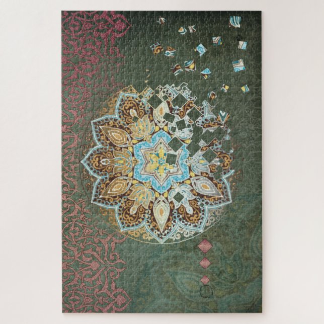 Oriental Glow III - Puzzle (Vertical)