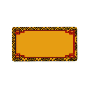 Oriental Gold Address Labels