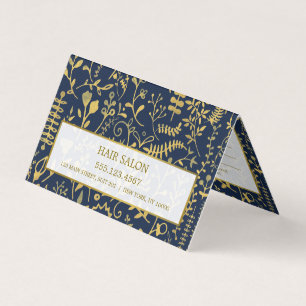 Oriental Gold Boho Appointment Card