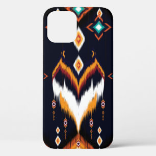 Oriental ikat pattern ethnic seamless pattern trad iPhone 12 case