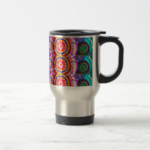 ORIENTAL Indian Temple Art: SUN CHAKRA Energy Travel Mug
