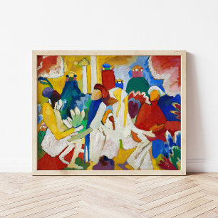Oriental Kandinsky Poster
