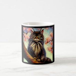 Oriental Longhair Cat Coffee Mug
