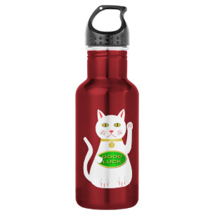 Oriental Lucky Cat 532 Ml Water Bottle