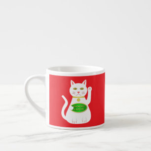 Oriental Lucky Cat Espresso Cup