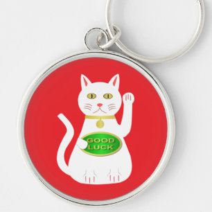 Oriental Lucky Cat Key Ring