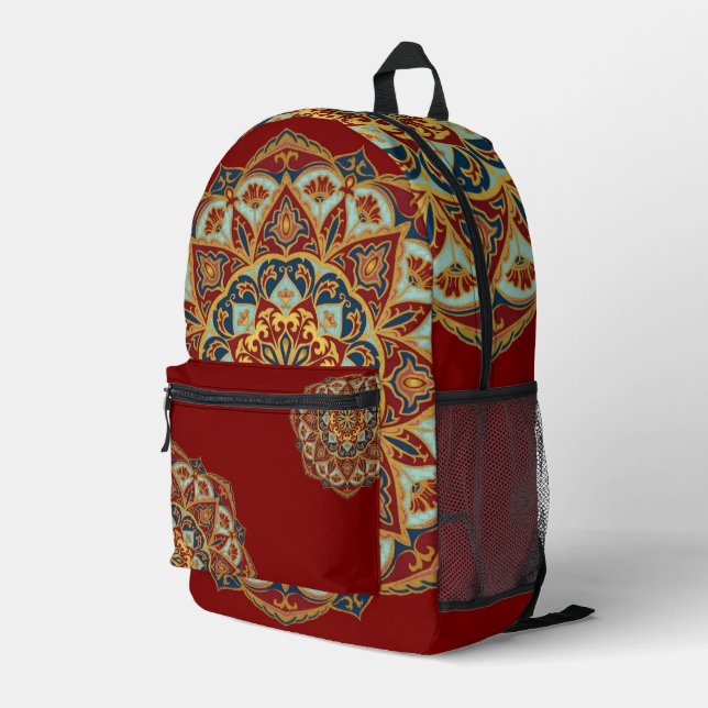 ORIENTAL Mandala - Backpack (Back Corner Right)