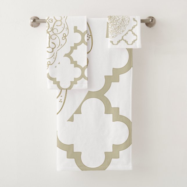 Oriental Mandala - Bathtowel Set (Insitu)