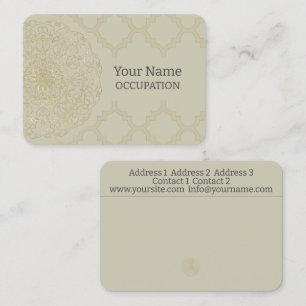 Oriental Mandala - Business Card