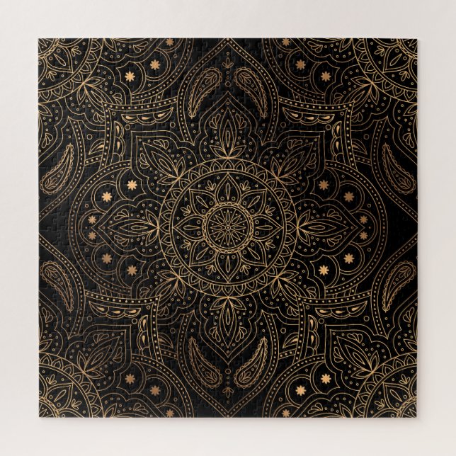 Oriental Mandala, Luxury Vintage Pattern. Jigsaw Puzzle (Vertical)