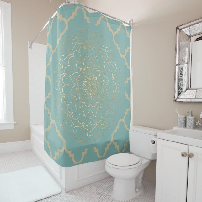Oriental Mandala - Shower Curtain (In Situ)