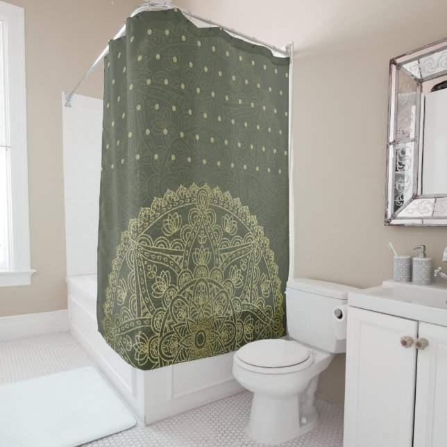 Oriental Mandala - Shower Curtain (In Situ)