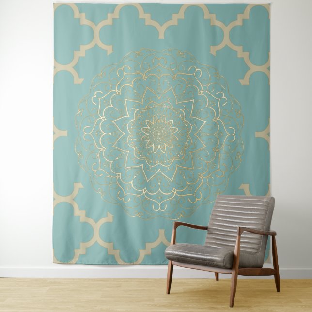Oriental Mandala - Tapestry (In Situ)