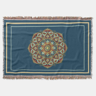 Oriental Mandala - Throw Blanket