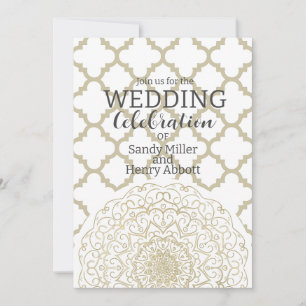 Oriental Mandala - Wedding Invitation Card