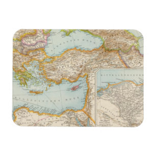 Oriental Mediterranean Map Magnet