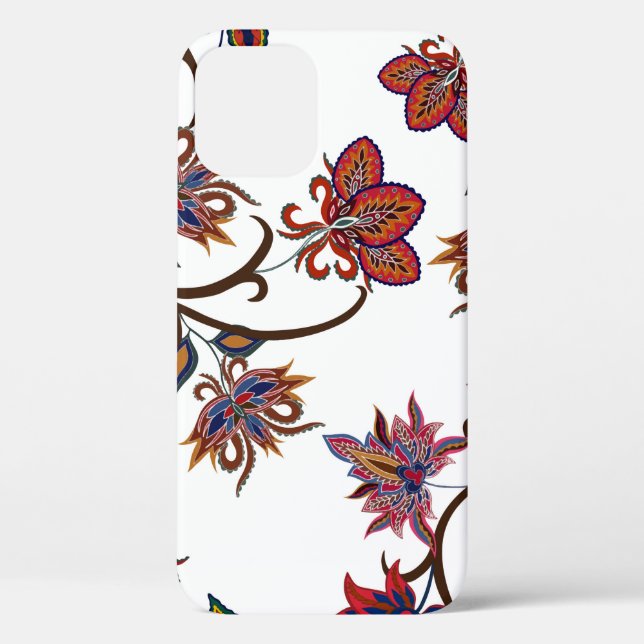 Oriental motives. Seamless pattern with beautiful  Case-Mate iPhone Case (Back)