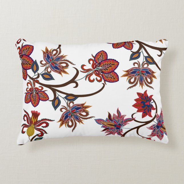 Oriental motives. Seamless pattern with beautiful  Decorative Cushion (Front)